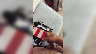 Girlfriend Likes When I Jerk Off To Her Whilst That babe Plays Movie scene Games In Her Brassiere and Pants