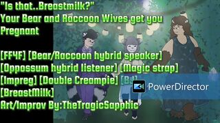Your Bear Hotty and Raccoon Beauty get u Preggo [FF4F] [Bear/Raccoon hybrid speaker] [Oppossum hybrid listener] [Magic thong] [Impreg]