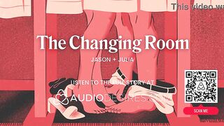 Public Dressing Room Sex – Rug munch, Messy Talk & Exhibitionist Play - Porn Erotic Audio Story for Babes