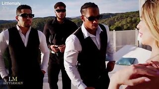 Unexpected three BBC Group sex During Photoshoot,Irish Snowbunny Tina Snow Voided urine On & Destroyed