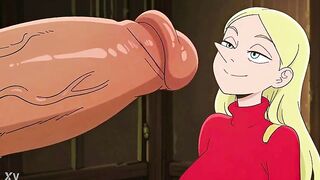 Queen Hilling gets cum on her nose