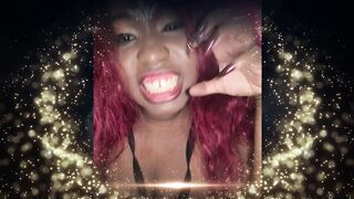 female-dominator enjoys cherries