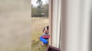 I was just trying to tie my shoes real quick… ????