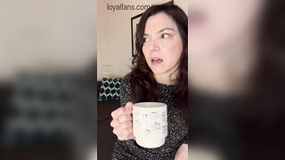 LENGTHY LOUD CUTIE FARTS TUMMY OVERSTIMULATED BY COFFEE