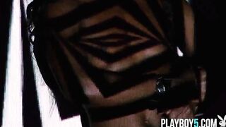 Black curly vagina mother I'd like to fuck Ana Foxxx exposing tiny body for Playboy