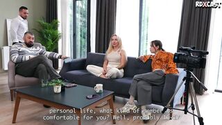 Real Interview and Public Hard Bang By 2 Biggest Knobs of Sexy Bella Mur aka Margarita!