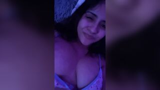 Sorry step dad I’m playing with my cute eighteen year old lustful Latin babe vagina