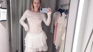 Exploring Transparent Garments - ZARA try on haul - Try on Haul with Anastasia