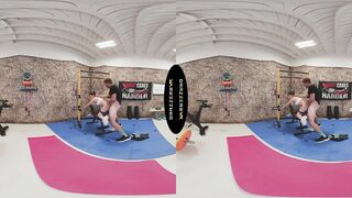 BRAZZERS VR - See Lulu Chu Screw Her Client In The Gym In advance of That babe Returns To Suck Your Schlong