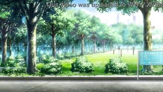 Manga teens banging in public park