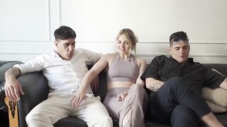 I went to visit my most good ally and his GIRLFRIEND gave me a oral in front of him (POV)