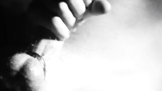 Revealing my Large White Hard Penis