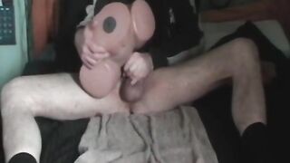8inch Slutty Dad Screwing His Oil Constricted PussyBoy