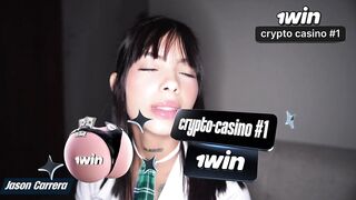 Lustful Schoolgirl exchanges her CONSTRICTED TEEN snatch for Intimate Classes