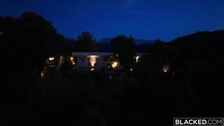 BLACKED Curvy Golden-haired Blake Blossom Takes On two Biggest BBCs For 1st Time Ever