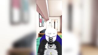 Homo sans peenar giving a kiss