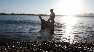 Watched Screwing on Beach and LARGE Butt POUNDED