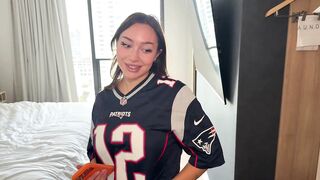 Sisi Rose bangs a Patriots player