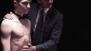 Gracious homosexual barefucked his lusty slaver from behind