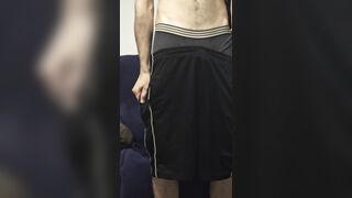 Youthful stud disrobes