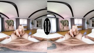UP CLOSE VR - U Creampie Hot Breasty Golden-haired Nicole Aria After That babe Savagely Rode Your Dong - POV