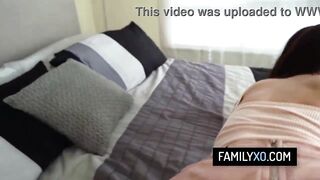 Sexy stepdaughter getting drilled by stepdad untill climax