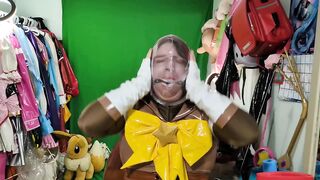 PVC Sailor Eevee Assorted Breathplay, Gags and Inflatable Tail