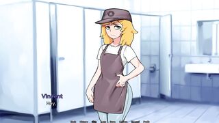 Sexy Femboy Gets Banged In Butt By A Customer In A Coffee Shop (w/ Voice Acting) - Hazelnut Latte pt.two