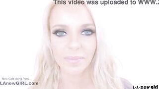 Hawt blond model got enticed by the producer