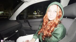 Napalona ruda laska wyruchała fotografa podczas sesji zdjęciowej - POLSKIE PORNO