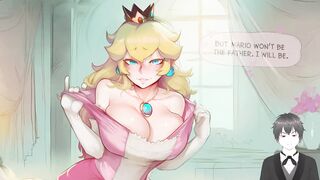 Peach Fills Rosalina! Futanari Creampie & Breeding
