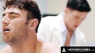 HETEROFLEXIBLE - Pervert Doctor Dakota Payne Tricks Inexperienced Michael Boston's Anal Checkup - FULL SCENE