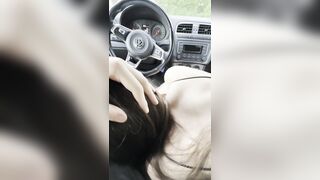 A breathtaking oral-job from a pretty woman on a hawt summer day