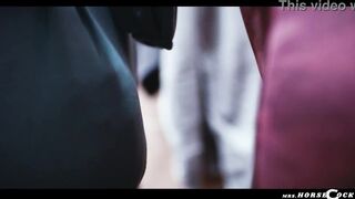 Gym Bitch Hardcore Anal Sex - Zlata Shine Drilled With Giant XXL Futanari Knob by Excited Transsexual