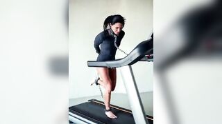 Dungeon tickling pumped up body builder honeys overpowering smaller weak hotties