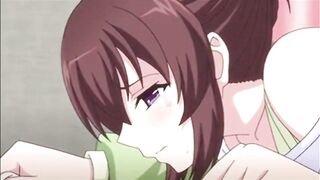 Anime Sub Español - mother I'd like to fuck es follada duro por su hijastro y recibe creampie en su coño apretado