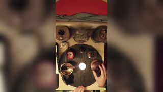 the zen buddhist's private offering unfolds