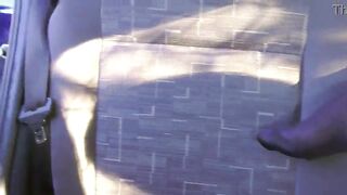 Sexually excited Golden-haired mother I'd like to fuck rides two fortunate lads in a car