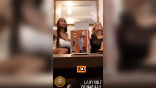 two mother I'd like to fuck una RUBIA y otra MOROCHA.EPISODE EN MI CANAL- VANEMILFIT Ft. LADYMILF