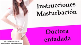 JOI en español - Doctora enfadada lo paga contigo