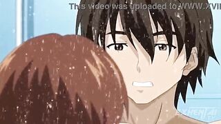 I bang my roommate's constricted booty in the shower - Comics [Uncensored][Subtitle]