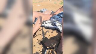 Me encanta hacer la guarra en la playa