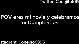 ASMR +eighteen POV ERES MI NOVIA Y FESTEJAMOS MI CUMPLEAÑOS ???????? XXX GEMIDOS DE HOMBRE GROANING