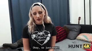 HUNT4K. That babe Groaned so Loudly That That babe Nearly Woke Up Her Boyfriend