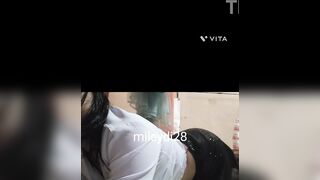 After sex I usually touch it whilst I'm moist