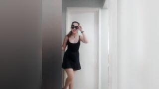 Just a hotty on a petticoat show - Try on