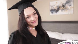 Gal next door gets grad gift from step-daddy
