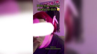 POV: ftm femboy sucking your wang