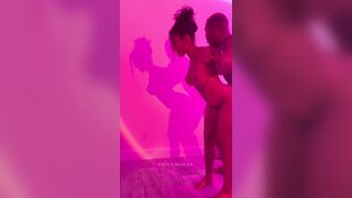 Undressed shadow boxing with Ricky Johnson