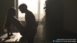 Cinematic Morning Sex - Real Amateur Pair (Oral sex & POV)